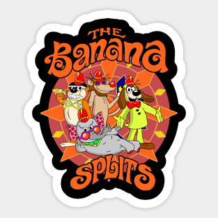 The Banana Splits Friends Sticker